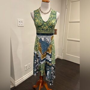 Rachel Roy NWT Multicolor Sleeveless MIDI Size S